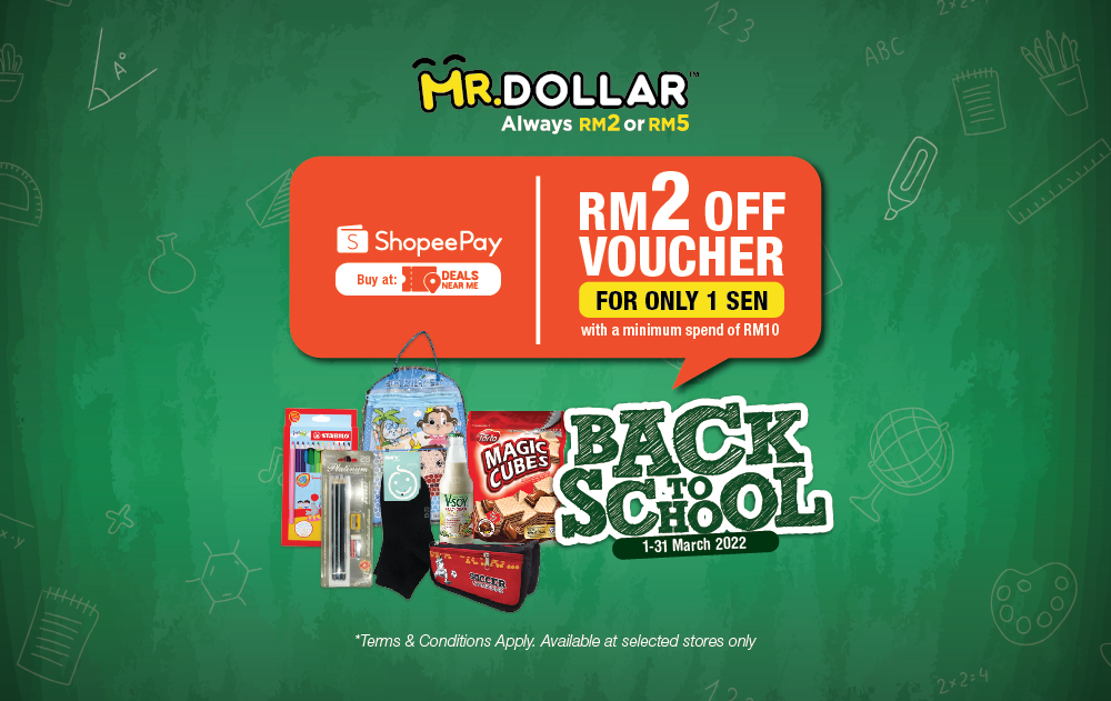 MR-DOLLAR Shopee 1 sen voucher